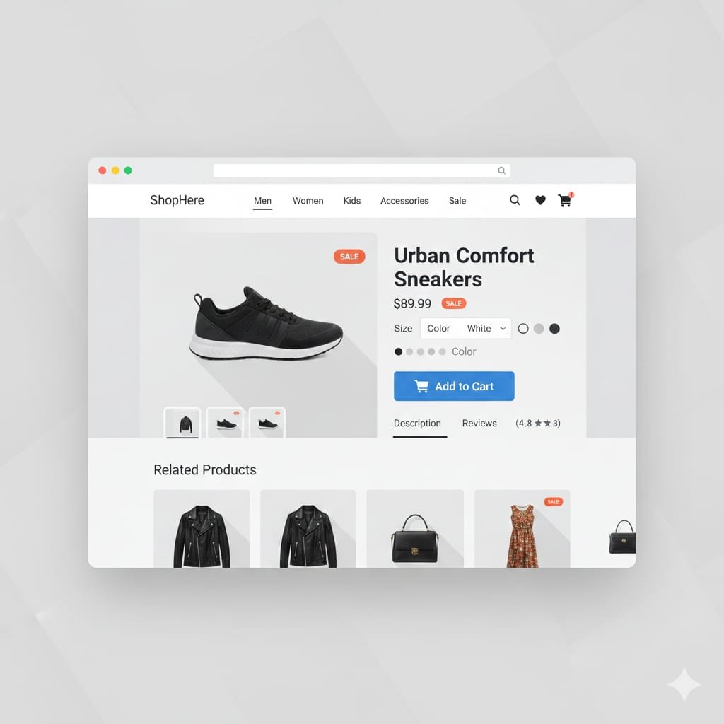 موقع تجارة إلكترونية